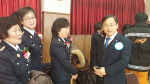 허대만 예비후보 노총 및 의용소방대 행사 참석