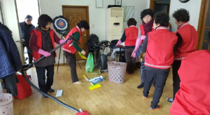 고령군 누리봉사단 개진면노인회관 봉사활동