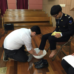선린대학교, 국방행정안전과 사랑과 섬김의 세족식 행사 눈길