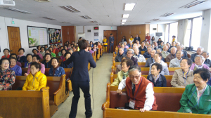 영주경찰서 노인안전 보행 교육