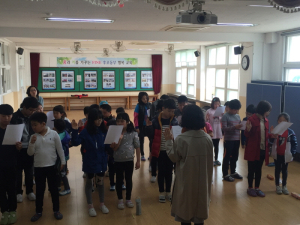 후포동부초, 행복한 학교 생활을 위한 멘토-멘티 결연식