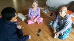 포항 대송면, 100세 이상 어른 가정방문