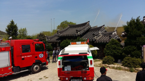포항 장기면, 산불진화훈련 실시