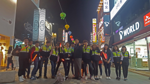 포북署, 외국인치안봉사대 범죄예방 캠페인