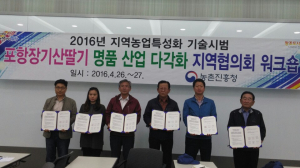 새콤달콤 ‘장기산딸기’ 명품화 도전