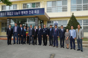 경북도의회 교육위원 풍기 항공고교 방문