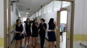 포항북부경찰서, 학교전담경찰관-학생 협업 교내 합동순찰