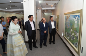 청송군, 혜강 김해선 화백 초대전