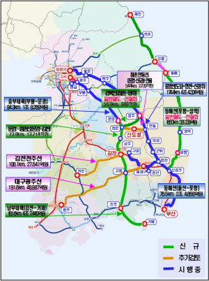 신도청시대 사통팔달 철도망 열린다