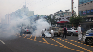 포항시 남구보건소, 대대적인 모기 방역