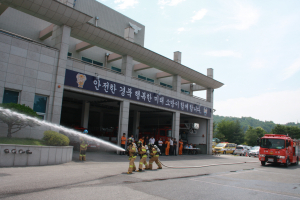 영주소방서장, 소방기술경연대회 출전선수 격려