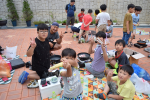 봉화 명호초 “학교 뒤뜰 야영 너무 신나요”
