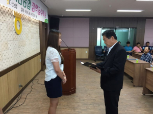 이열 다산농협 조합장, 조합원자녀 장학금 전달