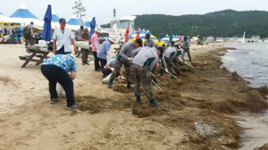 포항시 북구청, 피서지 뒷마무리 환경정비