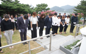 애국동산서 순국선열 희생 되새겨