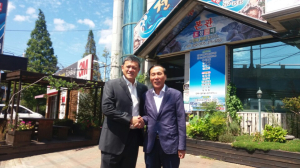 북구청, 자매도시 中 장가항市 신임시장 환영 오찬 가져