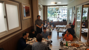 구미시 상모사곡동, 환경미화원 초청 중식 제공