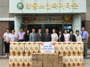 장영석 도의원 추석 명절 맞아 사회복지시설 위문