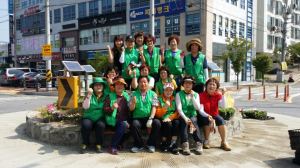 상모사곡동 한가위 맞이 가을꽃 식재