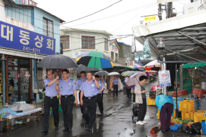 포항해경, 추석맞이 소외계층 및 전통시장 방문