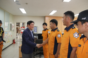 최경환 의원, 추석맞아 경산소방서 위문