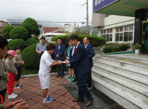 고령교육청, 교육감배 초ㆍ중 구간마라톤 대회 선수단 결단식