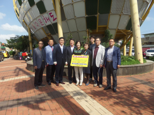 포항 해도동 개발자문위원회, 쓰레기 불법투기 단속 홍보판 게첩행사
