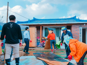 포항 장기면, 태풍피해 복구 작업 실시