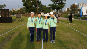 국립 안동대 양궁부, 전국체육대회 단체전 ‘금메달’