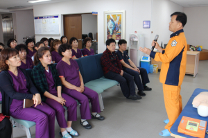 영주소방서 노인복지 센터 소방안전 교육
