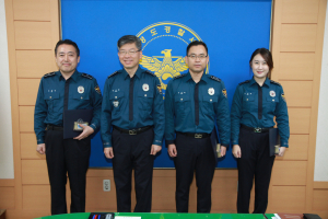 청도署, 이지혜 순경에 업무유공 표창 수여