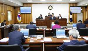 울릉군의회, 제221회 임시회 개회