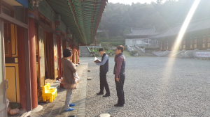 포항남부署 범죄예방진단팀, 주요 사찰 자체 방범시설 점검