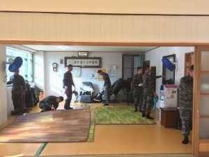 포항 해도동-해병대 1사단 73대대, 경로당 봉사