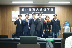 檄朴槿惠大統領下野