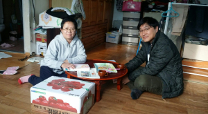 성주 다문화가족센터-성주署, 다문화가정 방문…위로금 전달