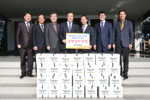 김기준 씨, 김장 200포기 칠곡군에 기탁