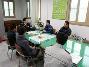 김해출 상주경찰서장 동문지구대 현장방문
