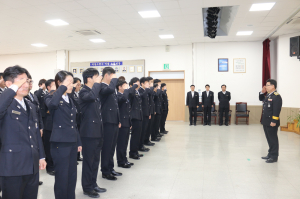 의성소방서, 인사이동에 따른 인사발령 통지서 수여식 