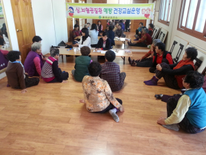 봉화보건소, 경로당 방문보건사업 ‘호응’ 