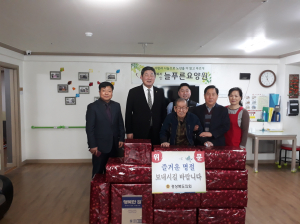 장경식 경북도의회 의원, 포항 늘푸른 요양원 방문