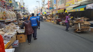 포항 북구청, 설맞이 불법노점상 특별지도단속