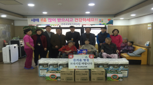 박현국 경북도의원, 푸른요양원 위문