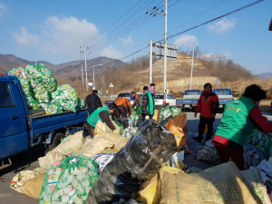 김천 구성면, 설맞이 환경정화활동 