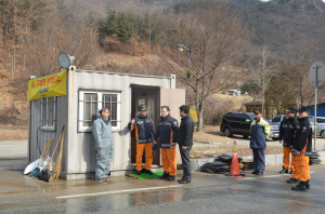 우재봉 道 소방본부장, 구제역 방역현장 점검