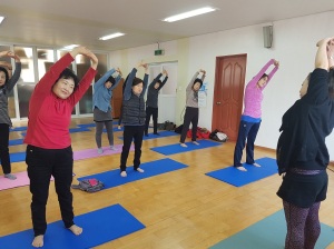 구미 형곡1동, 요가교실 개강식