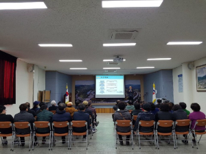 “주민 여러분, 꽃길만 걸으세요”