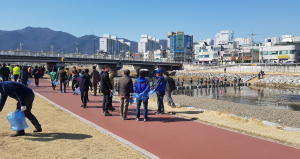 경산, 남천강변 구간 환경대청결활동