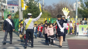 구미, 상모초서 어린이 교통사고 예방 캠페인