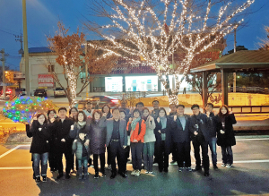구미 신평1동, 행정복지센터 앞 트리 점등식